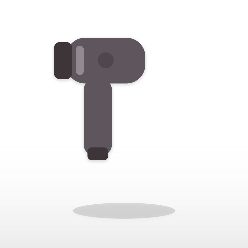 Generic illustration representing Supersonic Hair Dryer by Dyson